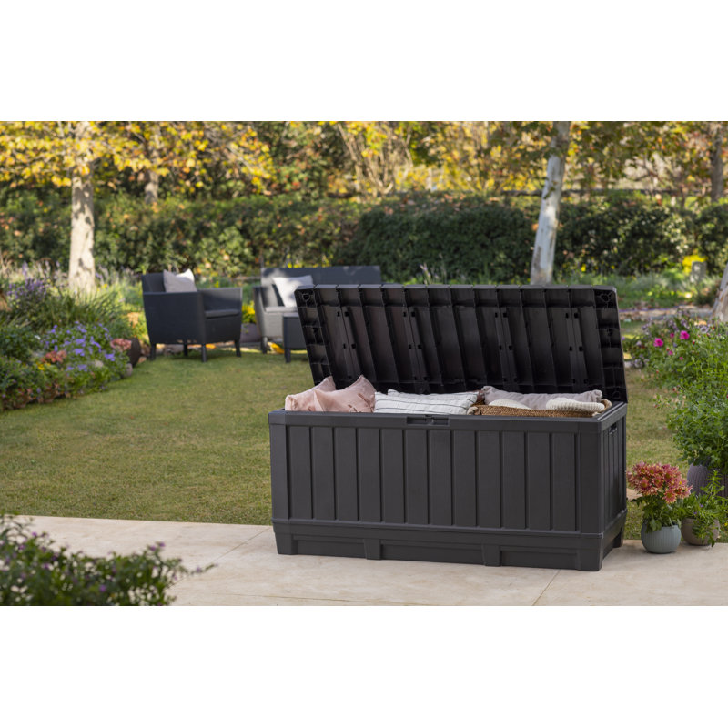 Keter Kentwood Outdoor Garden Storage Box 350L & Reviews Wayfair.co.uk